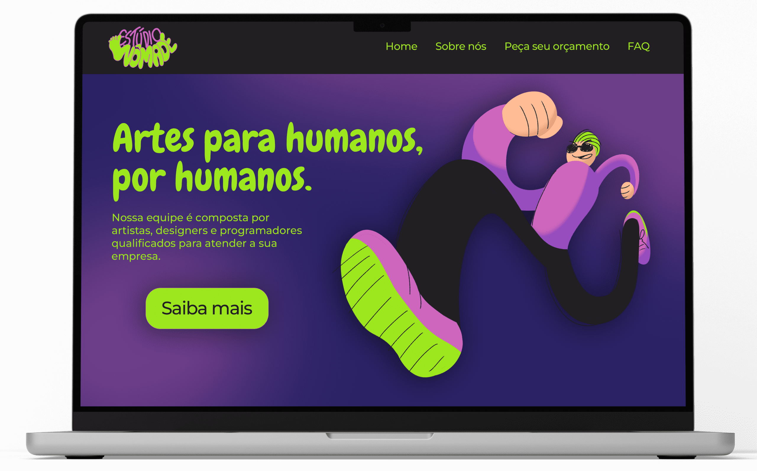 Exemplo de landing page
